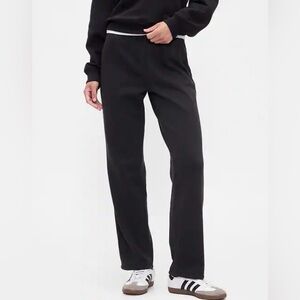 GAP logo Womens pull on Slim Fit Black Sweatpants